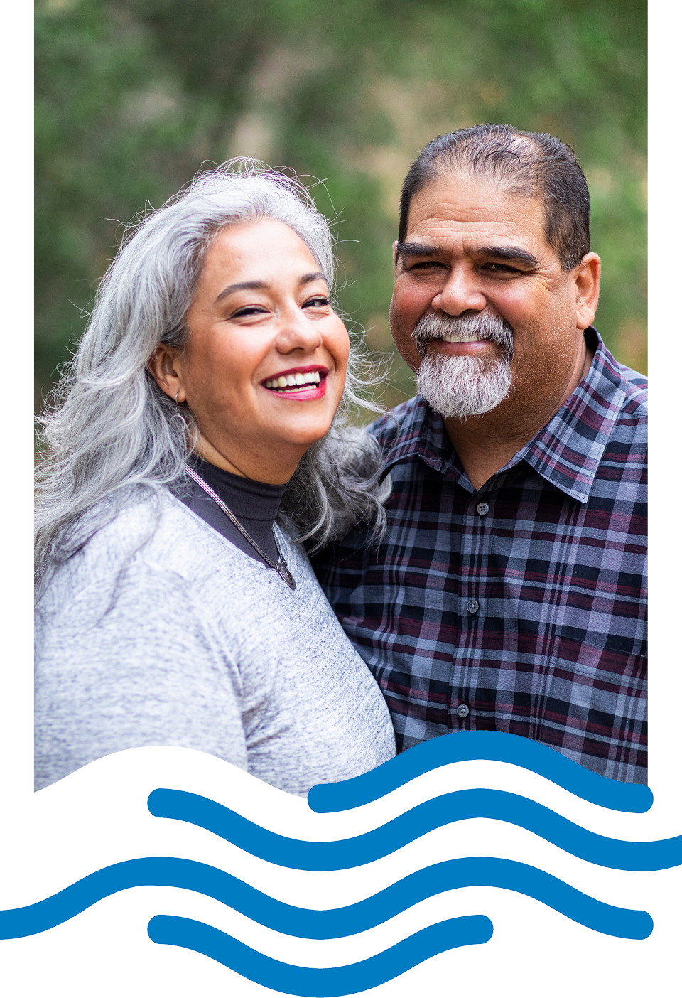 Smiling couple in weight management program for obesity and weight-related health conditions